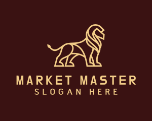 Golden Lion Marketing logo design