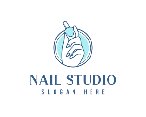 Nail Polish Manicure logo