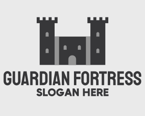 Castle Fortress Structure logo