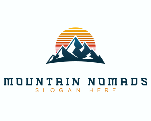 Sunrise Mountain Travel logo design