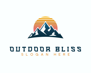 Sunrise Mountain Travel logo design