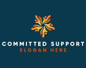 Community Foundation Support logo design