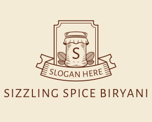 Spice Jar Letter logo design