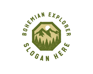 Mountain Forest Explorer logo design