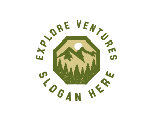 Mountain Forest Explorer logo design