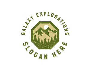 Mountain Forest Explorer logo design