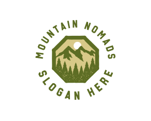 Mountain Forest Explorer logo design