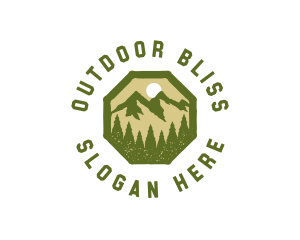 Mountain Forest Explorer logo design