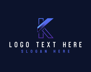 Cyber Tech Letter K logo