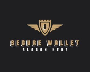 Security Shield Wings logo design