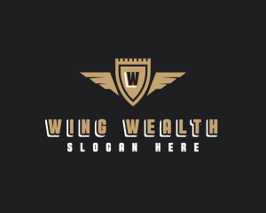 Security Shield Wings logo design