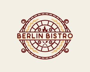 Flame Bistro Restaurant logo design