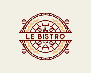 Flame Bistro Restaurant logo design