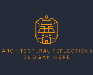 House Architecture Residential logo design