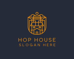 House Architecture Residential logo design