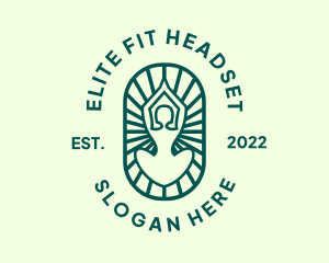 Fitness Meditation Exercise  logo design