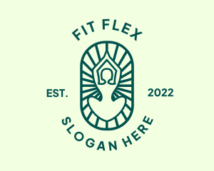 Fitness Meditation Exercise  logo design