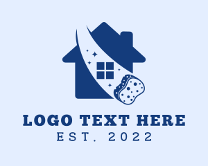 Neat - House Sponge Cleaning logo design