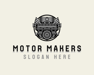 Industrial Automotive Engine Motor logo