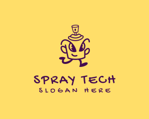 Spray Paint Doodle  logo design