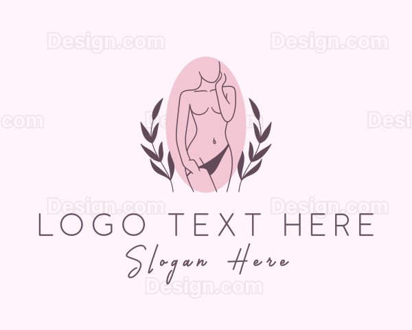 Sexy Naked Woman Logo