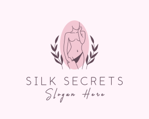 Sexy Naked Woman logo design