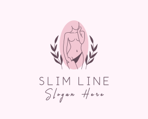 Sexy Naked Woman logo design