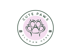 Pet Paw Vet logo design