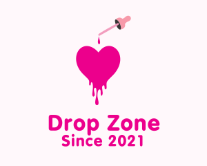 Medicine Dropper Heart  logo