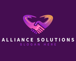 Partner Love Support logo design