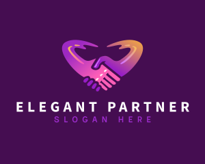 Partner Love Support logo design