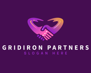 Partner Love Support logo design