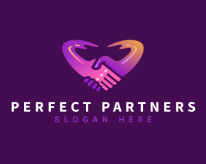 Partner Love Support logo design