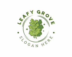 Lettuce Leaf Vegetable logo design