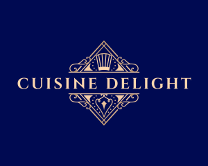 Luxury Chef Restaurant Toque logo design