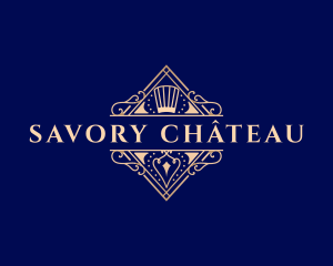 Luxury Chef Restaurant Toque logo design