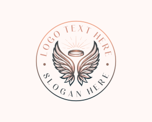 Angel Heavenly Wings logo