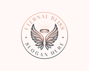  Angel Heavenly Wings logo