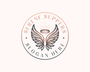  Angel Heavenly Wings logo