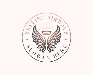  Angel Heavenly Wings logo