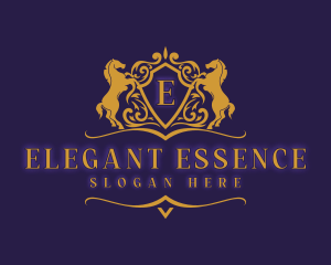 Regal Crest Horse logo design