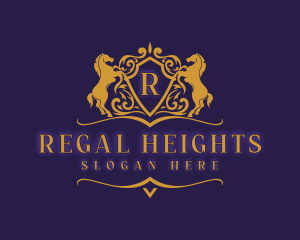 Regal Crest Horse logo design