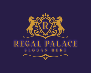 Regal Crest Horse logo design