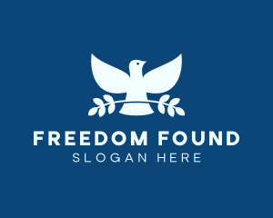 Religious Freedom Dove logo design