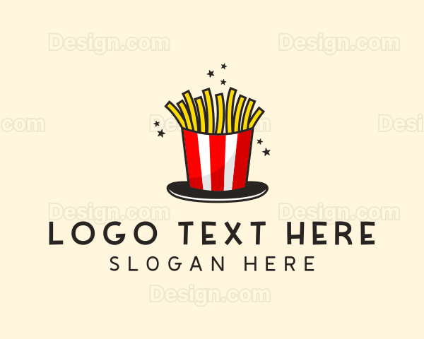 Fast Food French Fries Logo