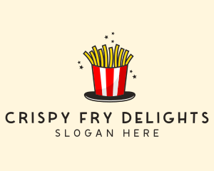 Fast Food French Fries logo design