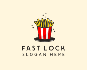 Fast Food French Fries logo design