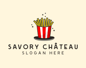 Fast Food French Fries logo design