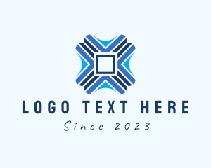 Modern Cross Tile Pattern  logo