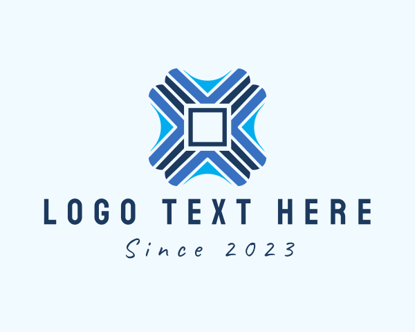 Modern Cross Tile Pattern  logo